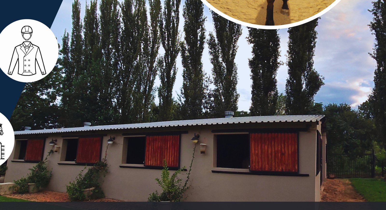 Luxury stables at Delenitor Equestrian Centre Pretoria